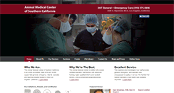 Desktop Screenshot of animalmedcenter.com